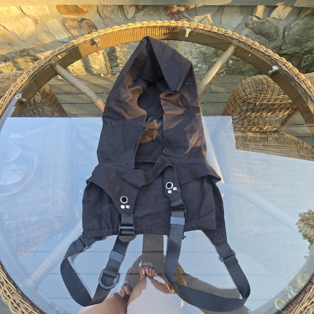 Cyberpunk Rogue Cowl Hood with Adjustable shoulder straps- One Size NWOT - Picture 3 of 8